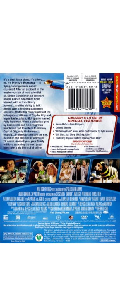 Underdog DVD movie collectible - Main Image 2