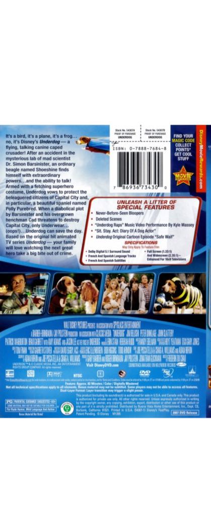 Underdog DVD movie collectible - Main Image 2