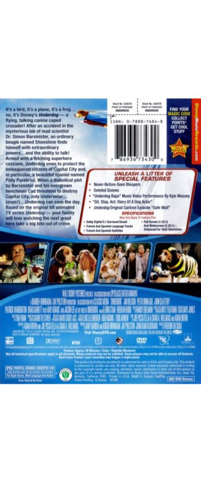 Underdog DVD movie collectible - Main Image 2