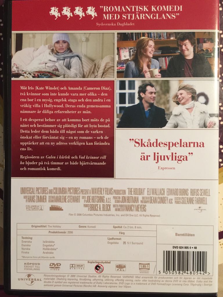 Holiday DVD movie collectible [Barcode 5050582480542] - Main Image 2