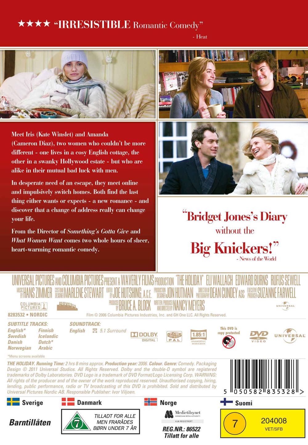 Comédie : The Holiday DVD movie collectible [Barcode 5050582485318] - Main Image 3