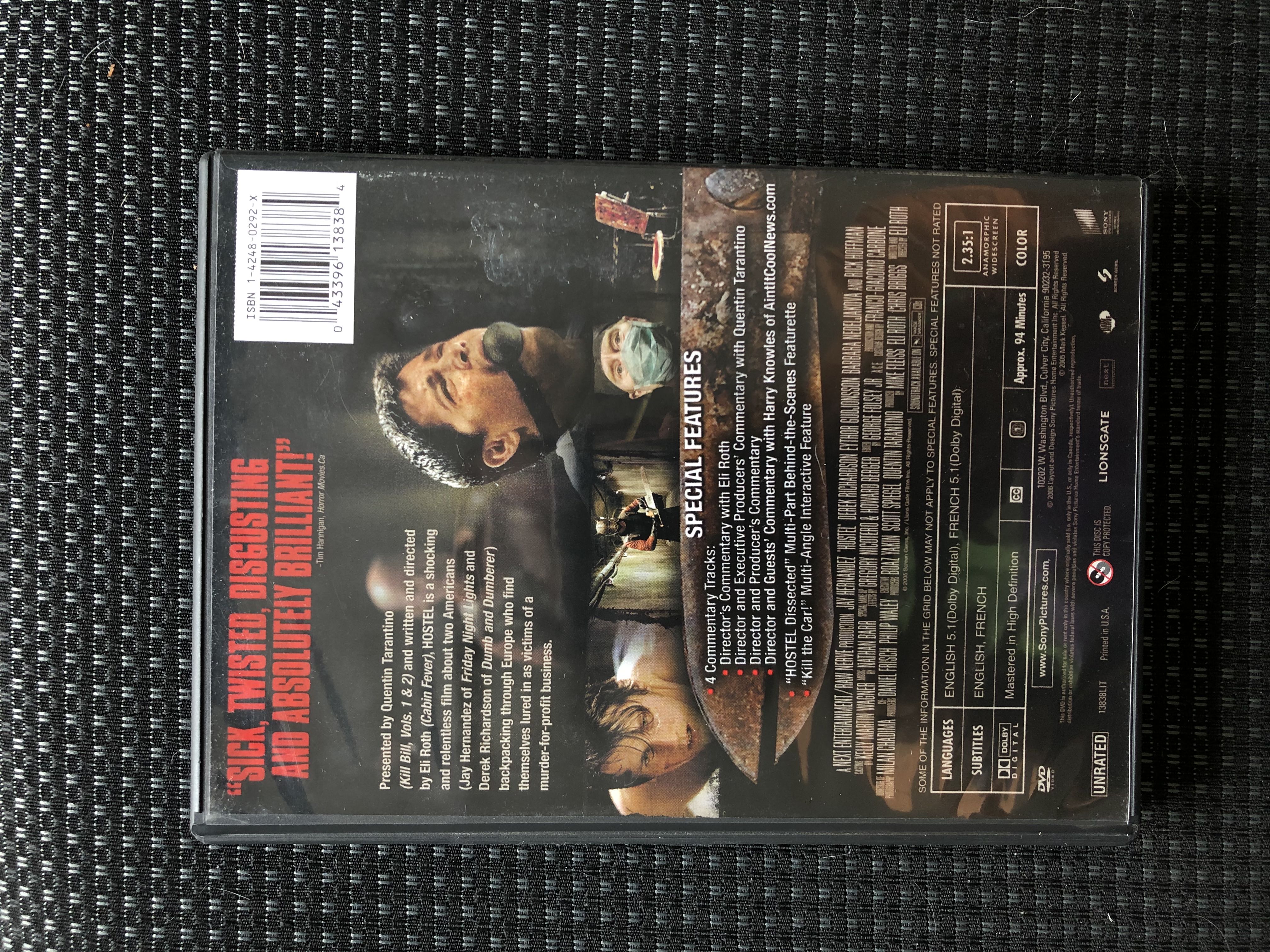 Hostel DVD movie collectible [Barcode 043396138384] - Main Image 3