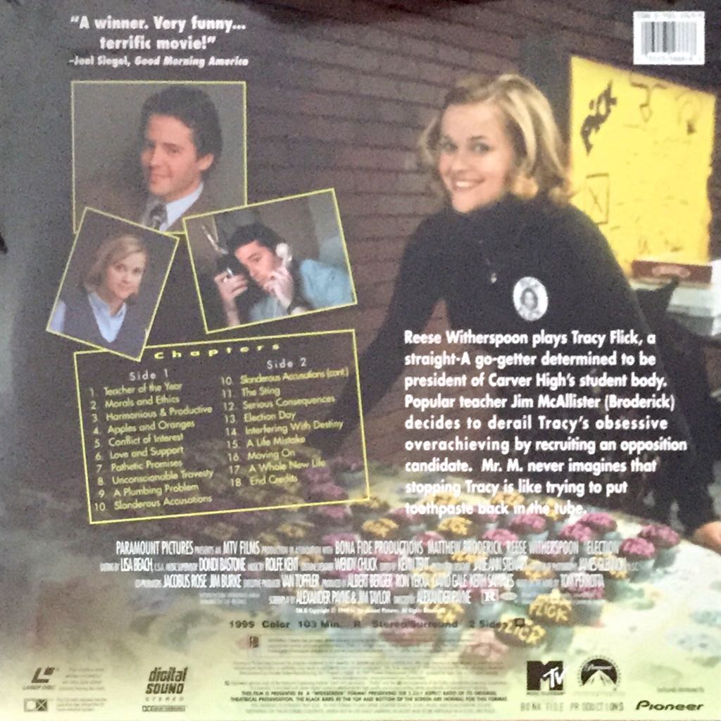 Election #64 Laser Disc movie collectible [Barcode 013023566668] - Main Image 2