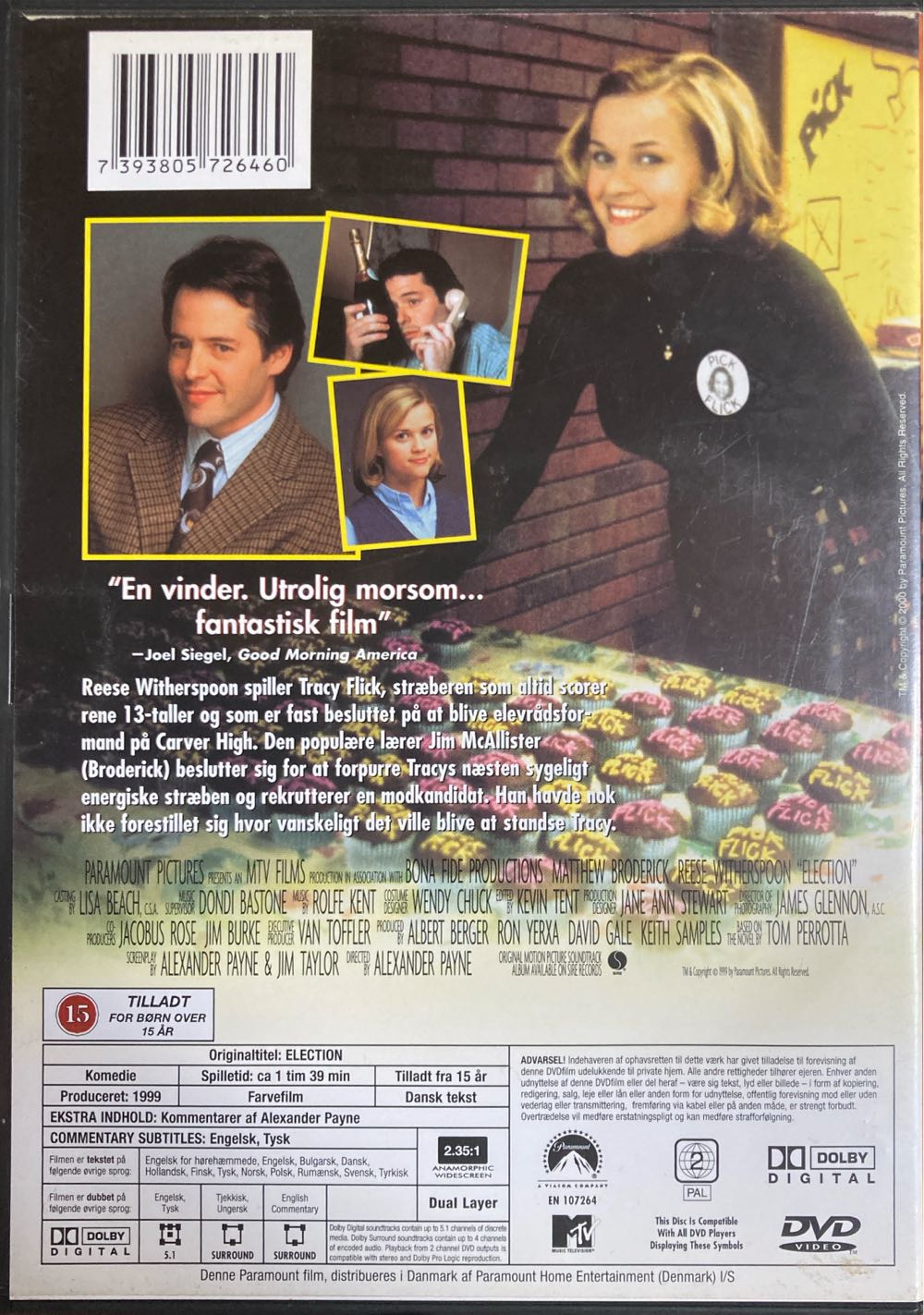 Election DVD movie collectible [Barcode 7393805726460] - Main Image 2