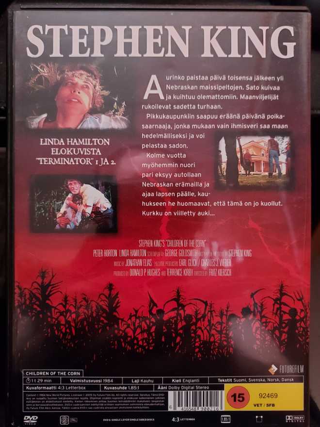 Maissilapset DVD movie collectible [Barcode 6416548900216] - Main Image 2