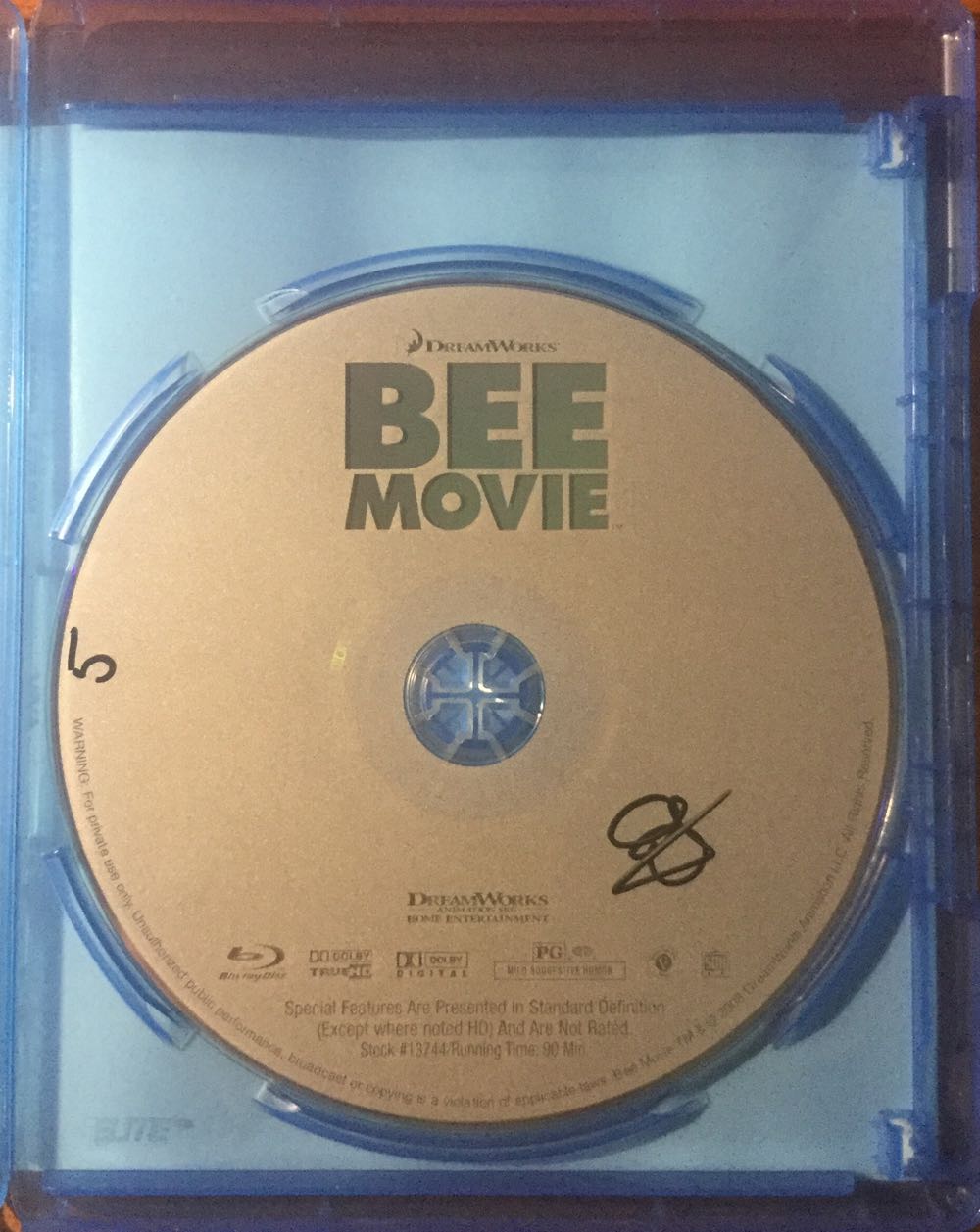 Bee Movie Blu-ray movie collectible [Barcode 097361374444] - Main Image 3