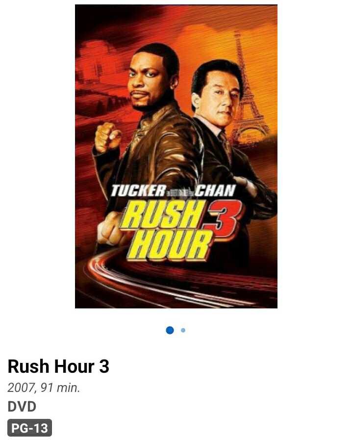 Rush Hour 3 DVD movie collectible [Barcode 065935811602] - Main Image 3
