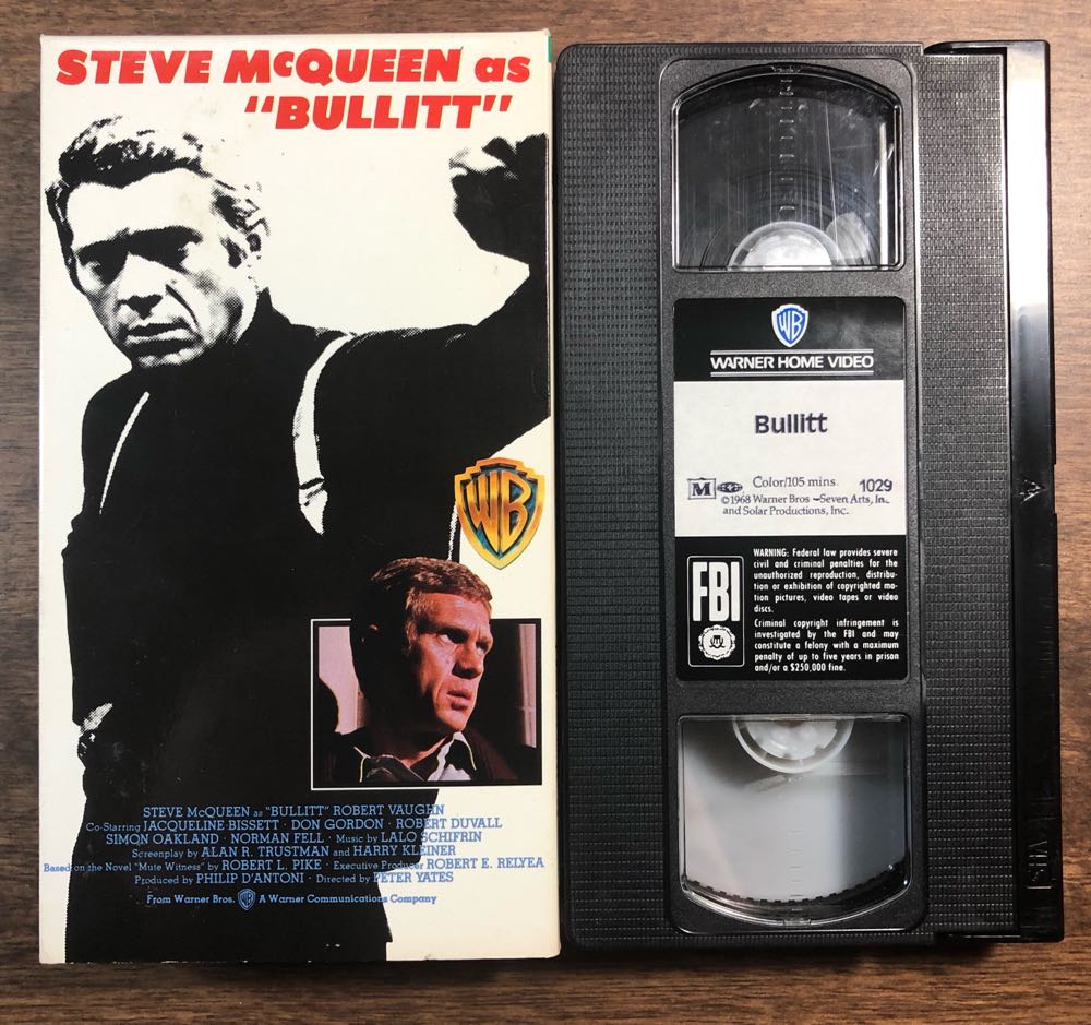Bullitt VHS movie collectible [Barcode 012569102934] - Main Image 4