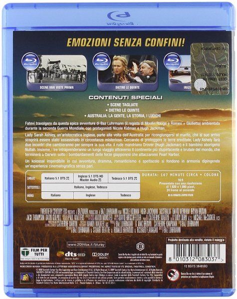 Australia Blu-ray movie collectible - Main Image 2