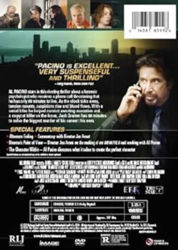 88 Minutes DVD movie collectible [Barcode 5201802032878] - Main Image 2