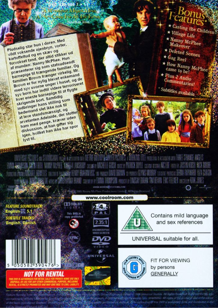 Nanny McPhee DVD movie collectible [Barcode 5050582421583] - Main Image 2