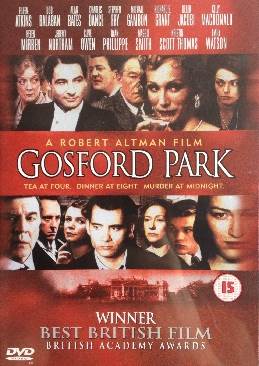 Gosford Park DVD movie collectible [Barcode 5017239191732] - Main Image 1