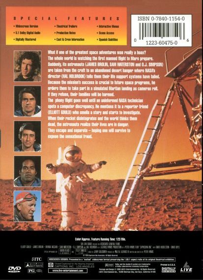 Capricorn One Movies Anywhere movie collectible [Barcode 012236047506] - Main Image 2