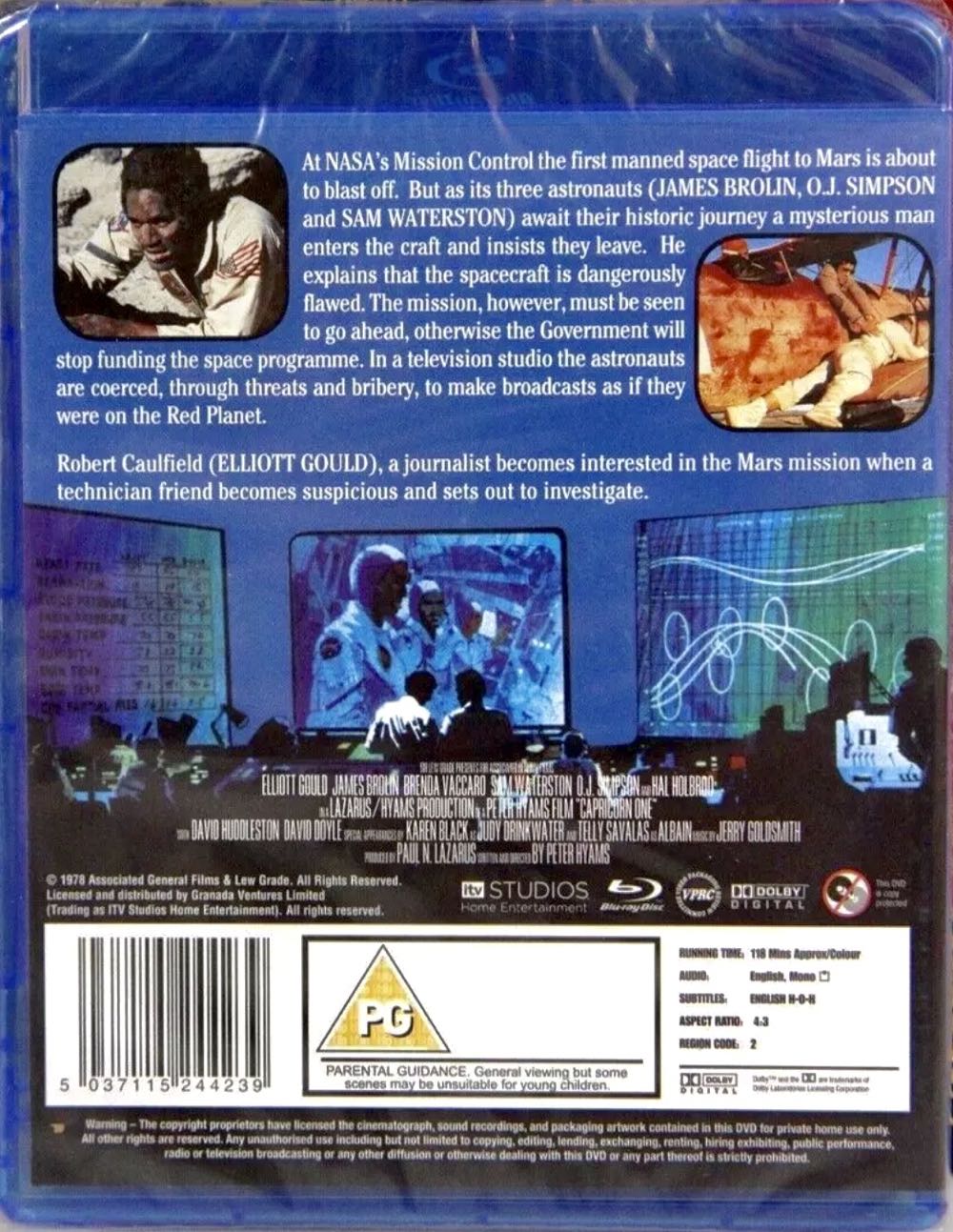 Capricorn One Blu-ray movie collectible [Barcode 5037115244239] - Main Image 2