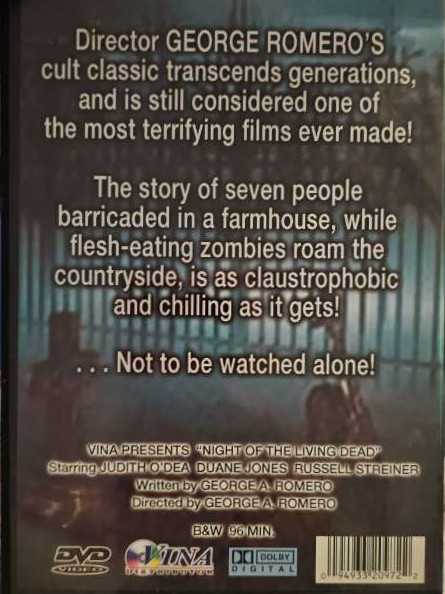 Night of the Living Dead DVD movie collectible [Barcode 094933209722] - Main Image 2