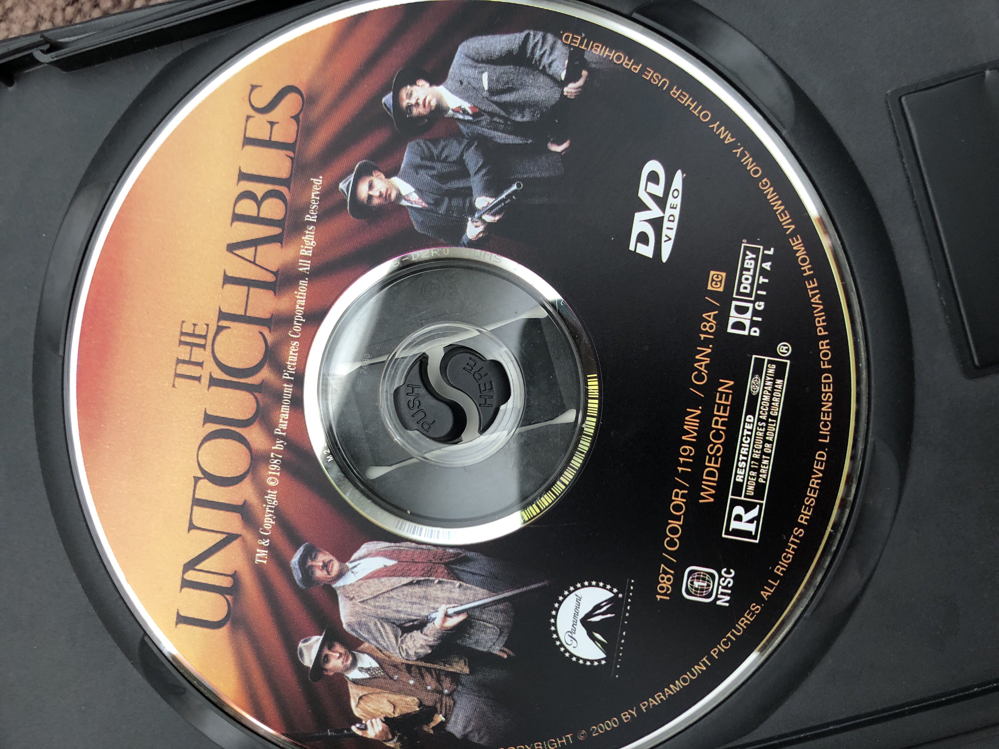 The Untouchables DVD movie collectible [Barcode 097360188622] - Main Image 2