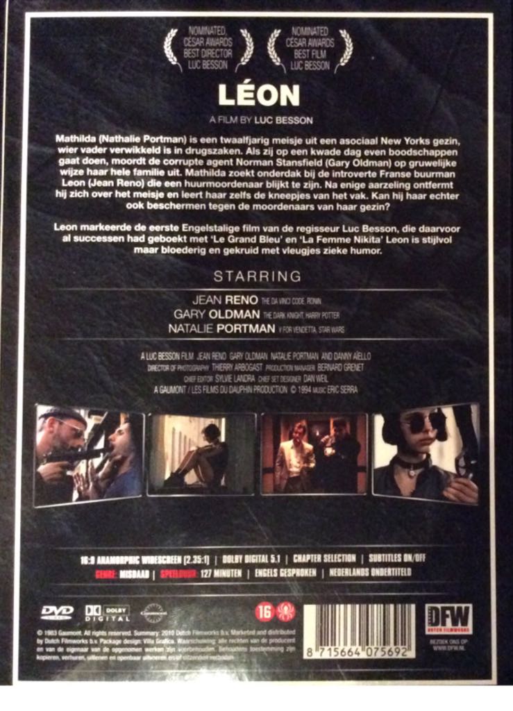 Leon DVD movie collectible [Barcode 8715664075692] - Main Image 2