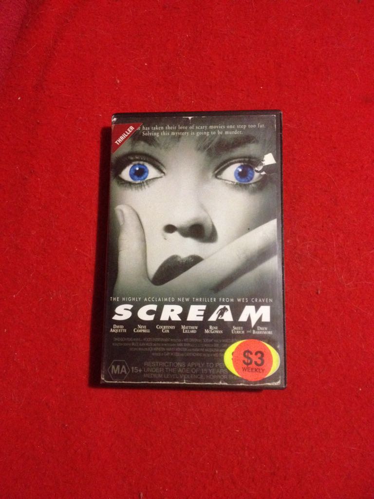 VHS Scream VHS movie collectible [Barcode 5017186105790] - Main Image 2