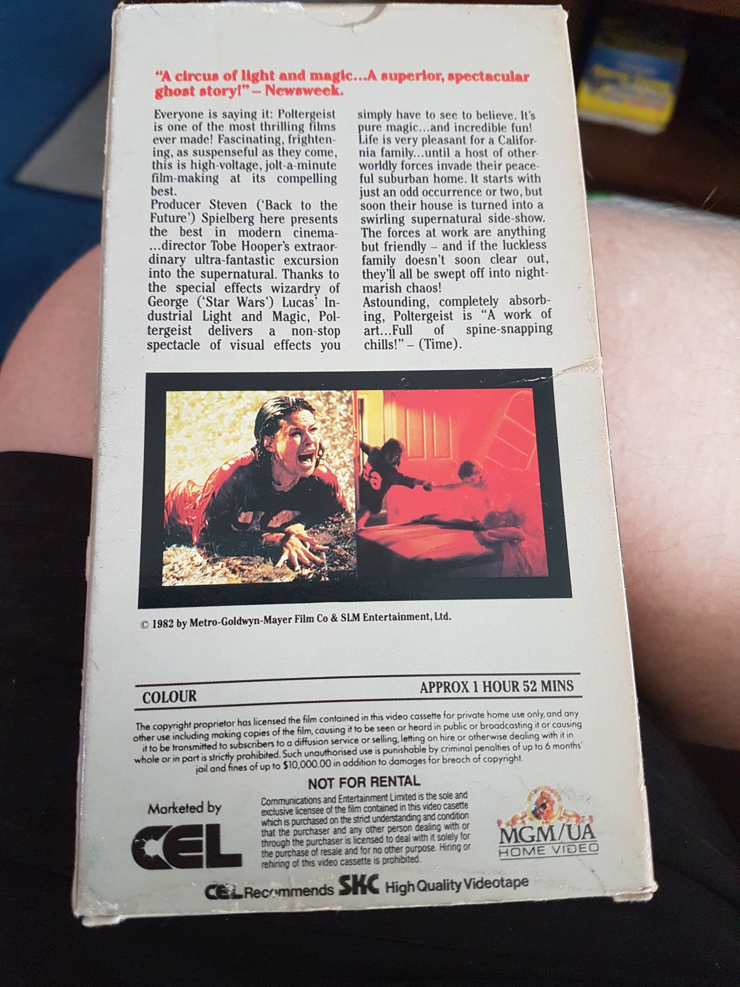 Poltergeist VHS movie collectible [Barcode 027616016539] - Main Image 2