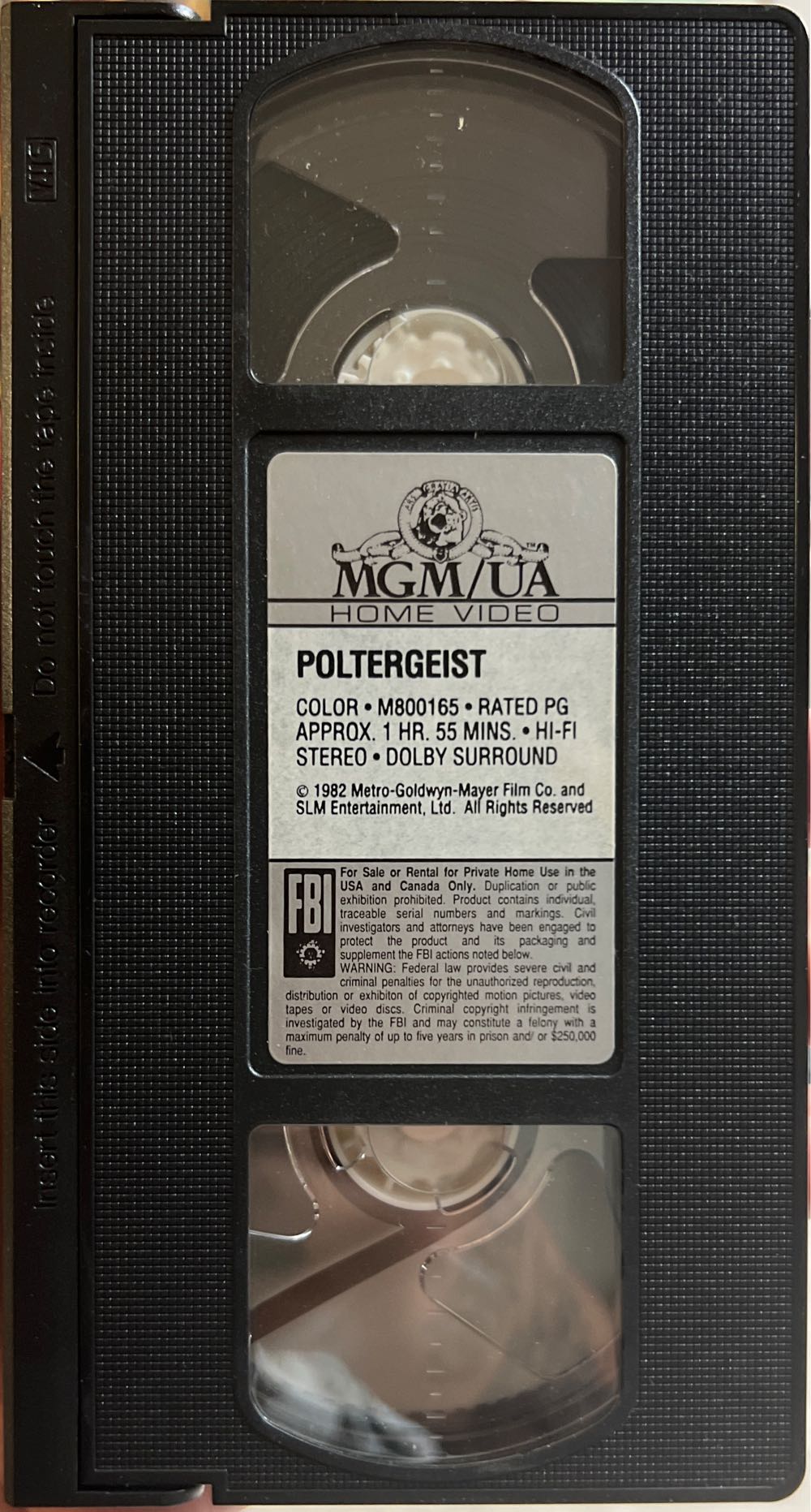Poltergeist VHS movie collectible [Barcode 027616016539] - Main Image 4