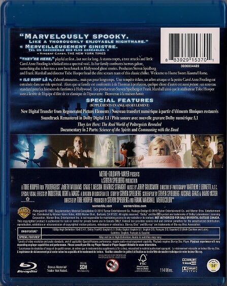 Poltergeist Blu-ray movie collectible [Barcode 883929153701] - Main Image 2