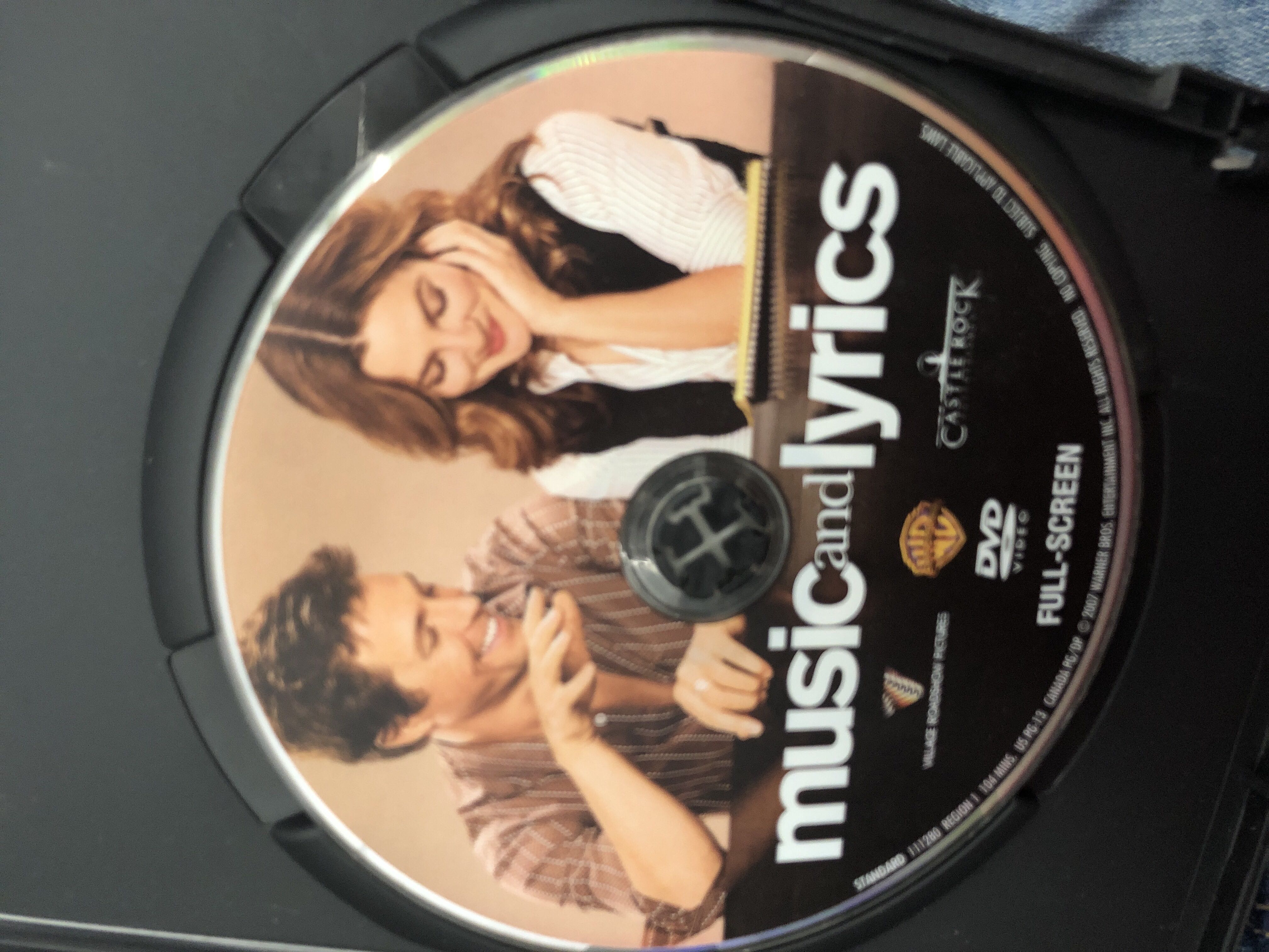 Music and Lyrics DVD-R movie collectible [Barcode 085391112808] - Main Image 3