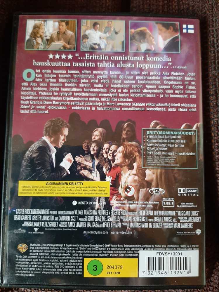 Sävel Ja Sanat DVD movie collectible [Barcode 7321946132918] - Main Image 2