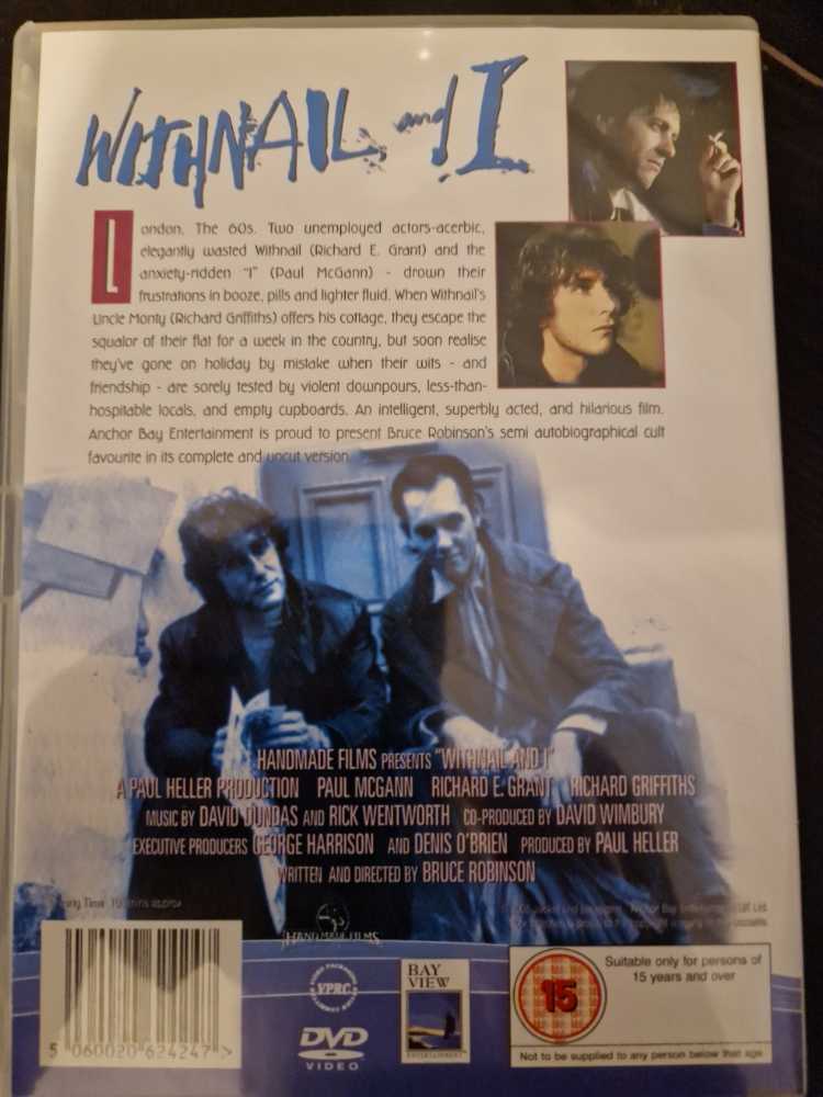 Withnail and I DVD movie collectible [Barcode 5060020624247] - Main Image 2