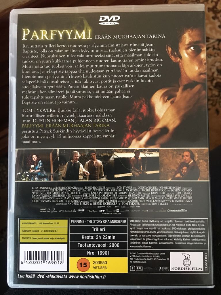 Perfume: The Story of a Murderer DVD movie collectible [Barcode 6420201169018] - Main Image 2