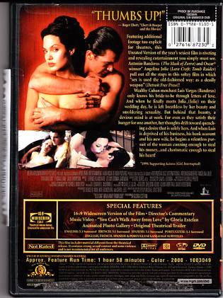 Original Sin DVD movie collectible [Barcode 027616872302] - Main Image 2