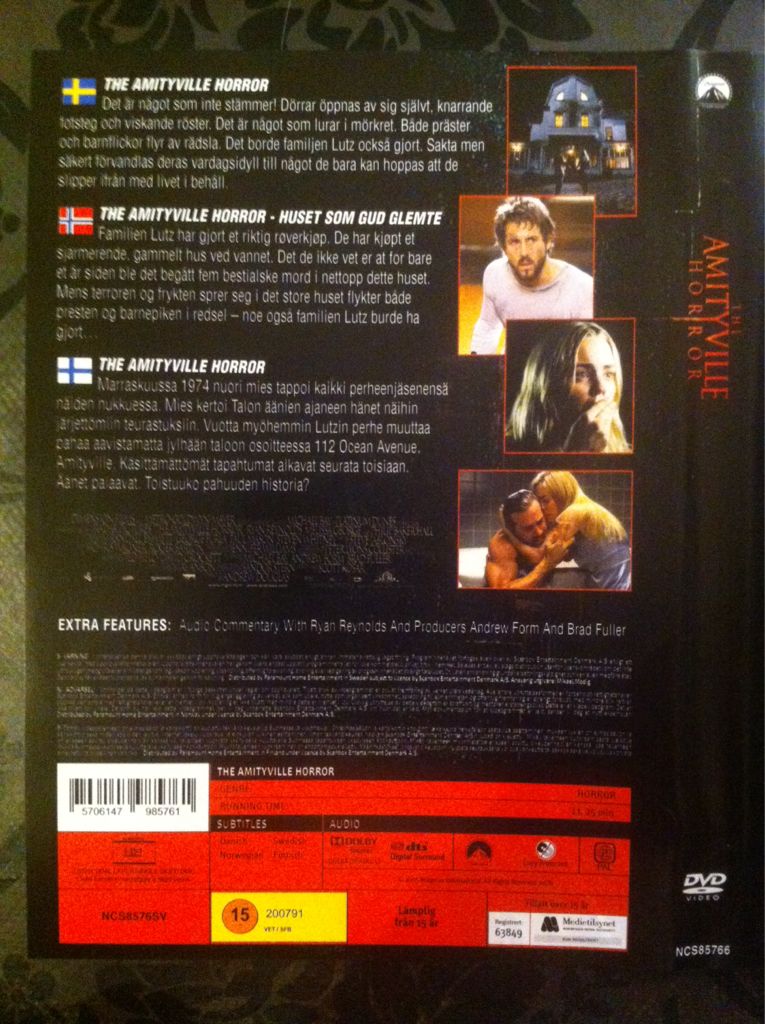 Amityville Horror DVD movie collectible [Barcode 5706147985761] - Main Image 2
