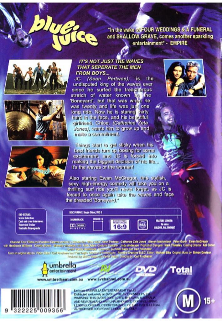 Blue Juice DVD movie collectible [Barcode 9322225009356] - Main Image 2
