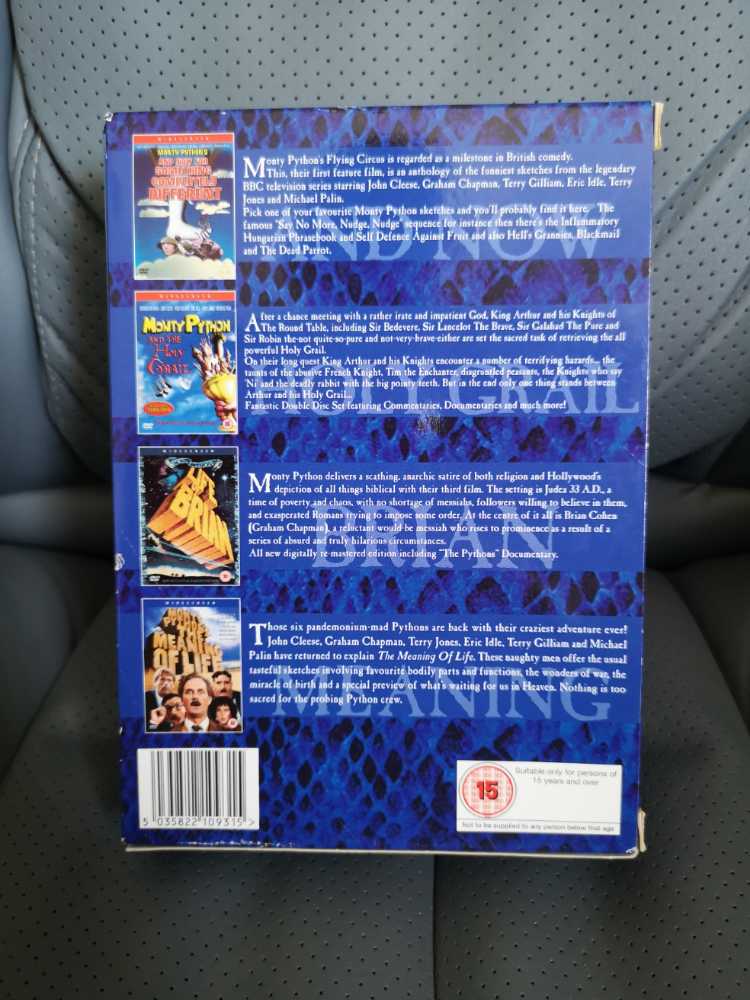 Monty Python The Movies DVD movie collectible [Barcode 5035822109315] - Main Image 2