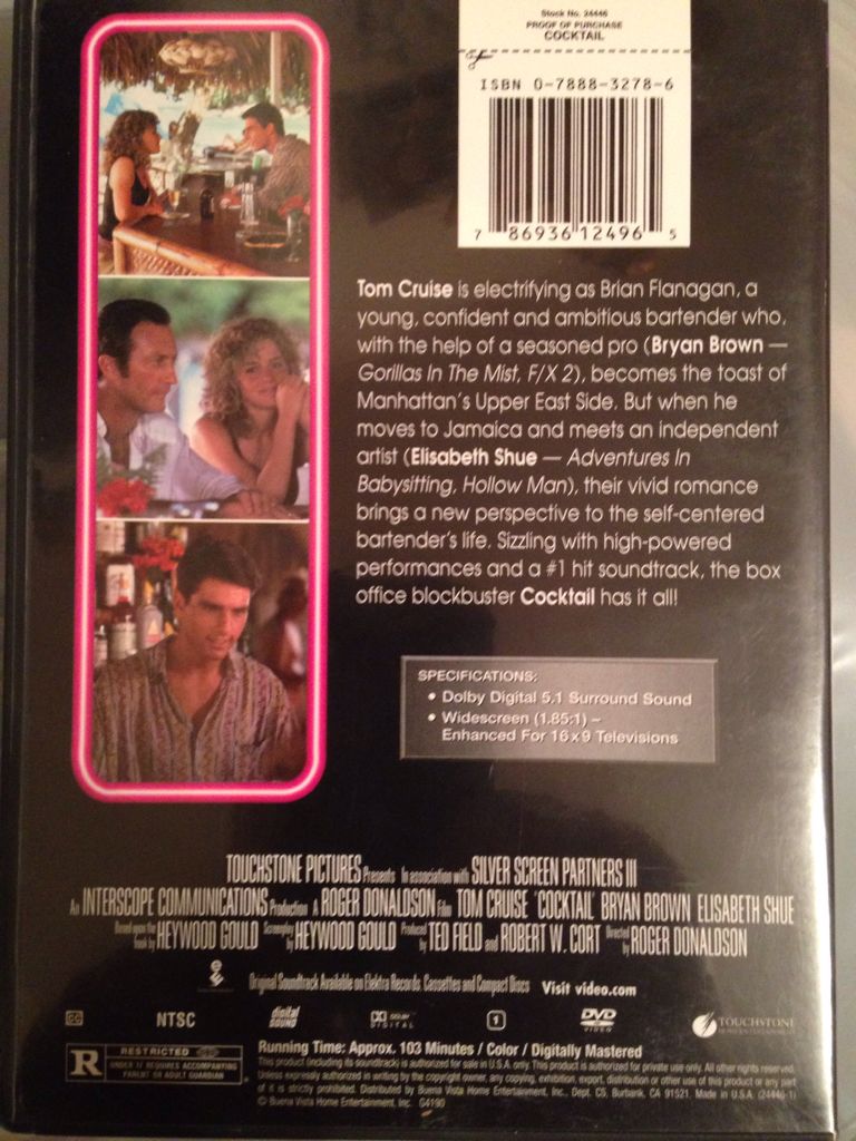 Cocktail DVD movie collectible [Barcode 786936124965] - Main Image 2