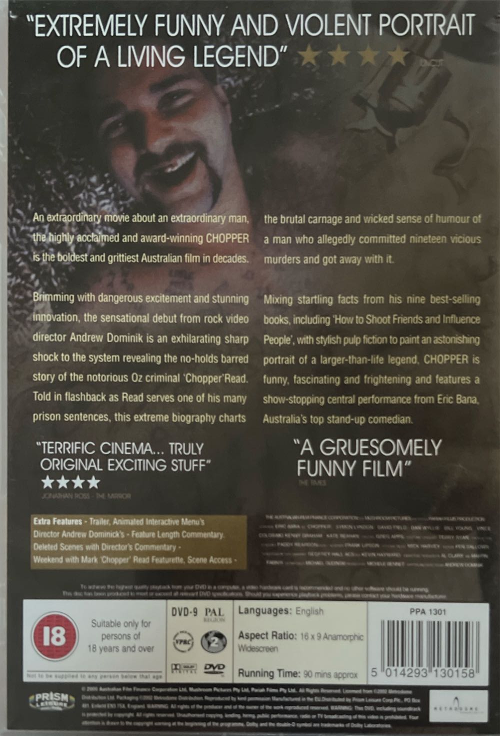 Chopper DVD movie collectible [Barcode 5014293130158] - Main Image 2