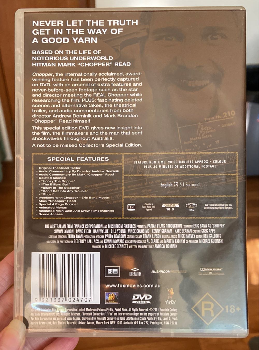 Chopper DVD movie collectible [Barcode 9321337024707] - Main Image 3