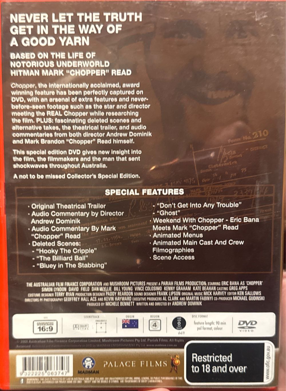 Chopper DVD movie collectible [Barcode 9322225063747] - Main Image 2