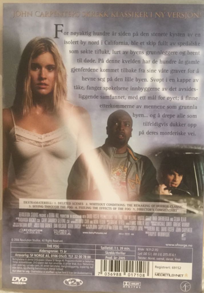 The Fog Fandango at Home movie collectible [Barcode 7036988017108] - Main Image 2