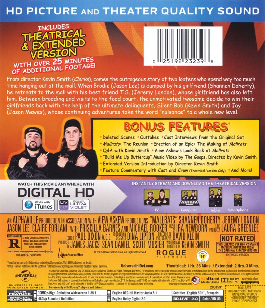 Mallrats Blu-ray movie collectible - Main Image 2