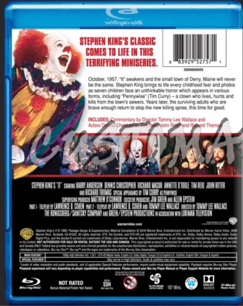 IT  DVD movie collectible [Barcode 7321979121989] - Main Image 2