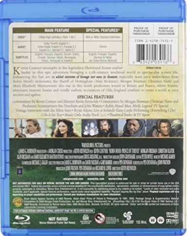 Robin Hood Blu-ray movie collectible [Barcode 883929218967] - Main Image 2