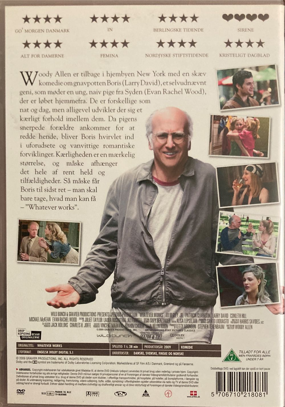 Whatever Works DVD movie collectible [Barcode 5706710218081] - Main Image 2