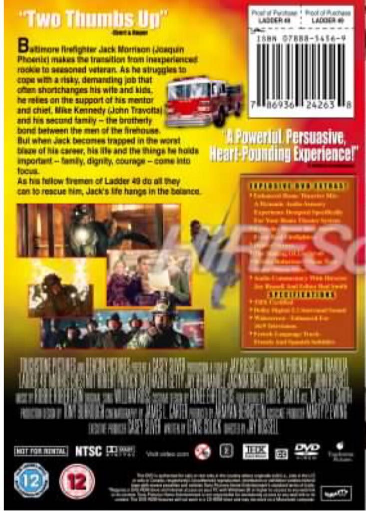 Ladder 49 Blu-ray movie collectible [Barcode 786936718881] - Main Image 2