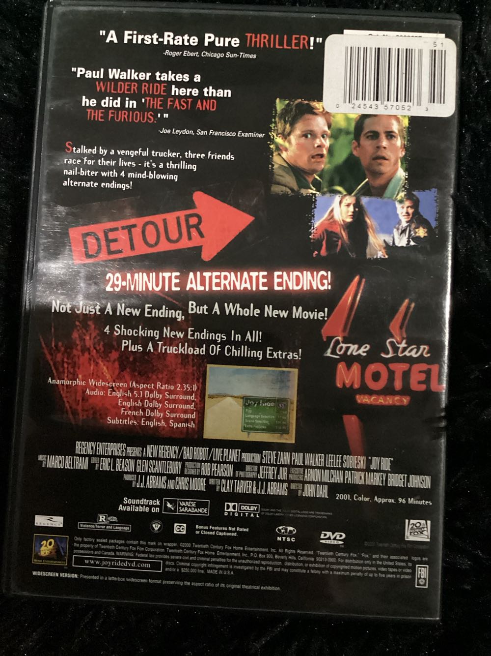 Joy Ride 1 DVD movie collectible [Barcode 024543570523] - Main Image 2