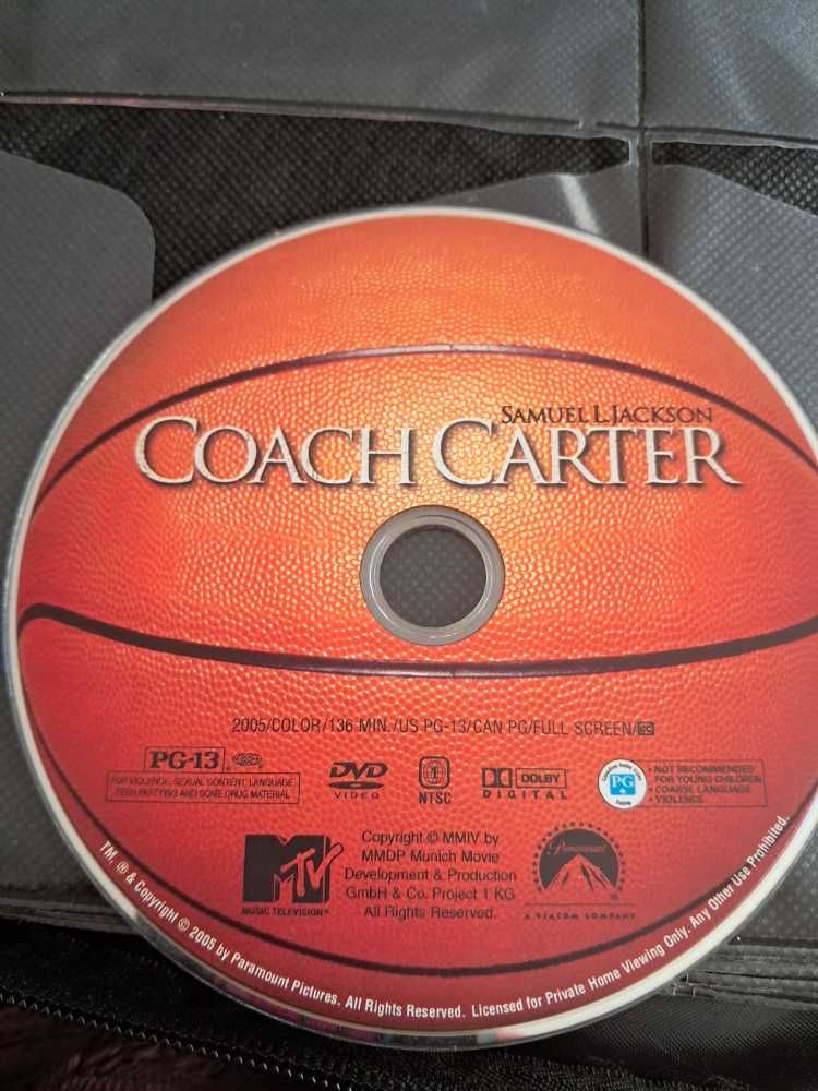 Coach Carter (Full-Screen DVD/UPC: Unknown) DVD movie collectible [Barcode 09736030434] - Main Image 2