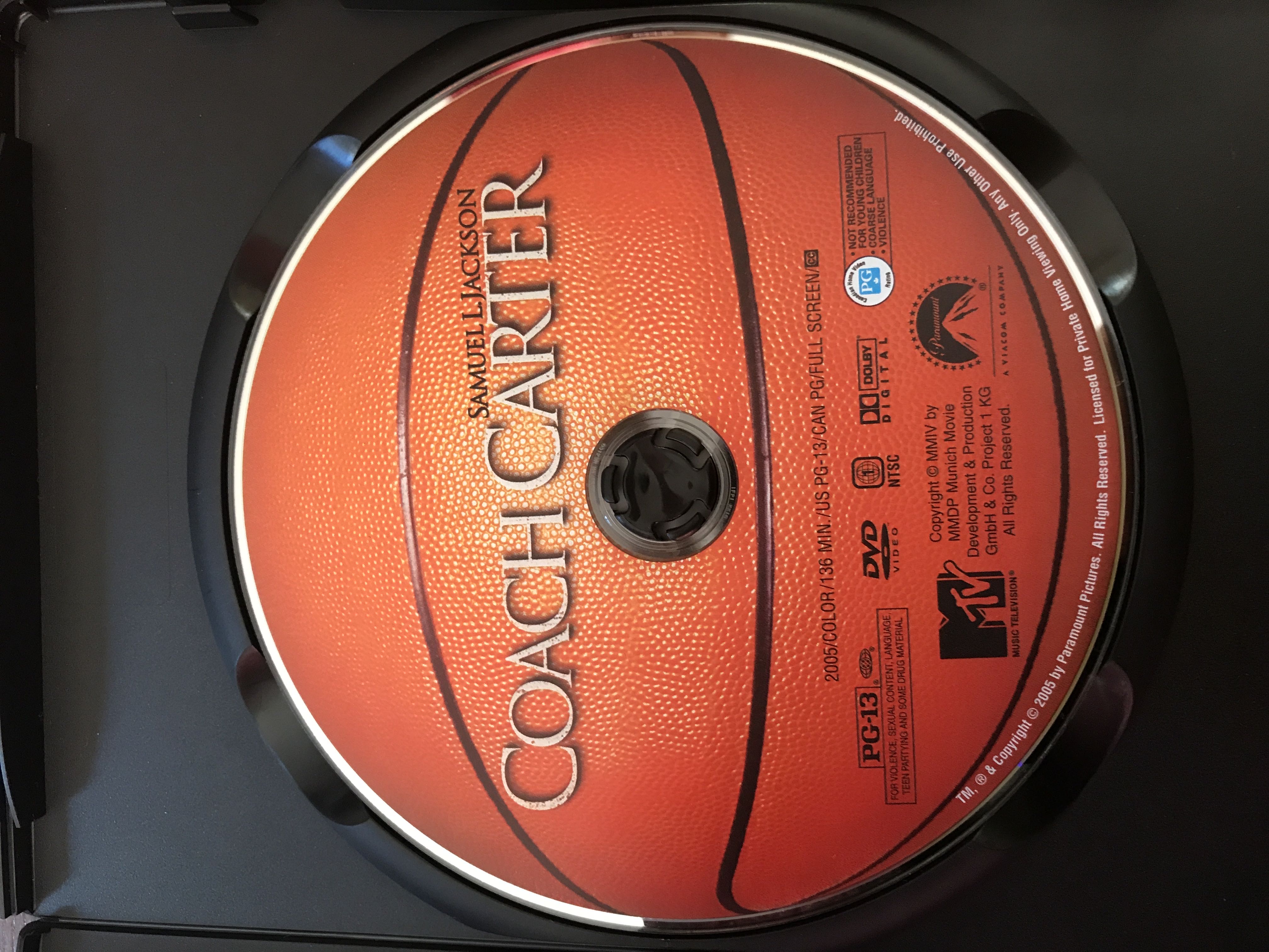 Coach Carter DVD movie collectible [Barcode 097360304343] - Main Image 3