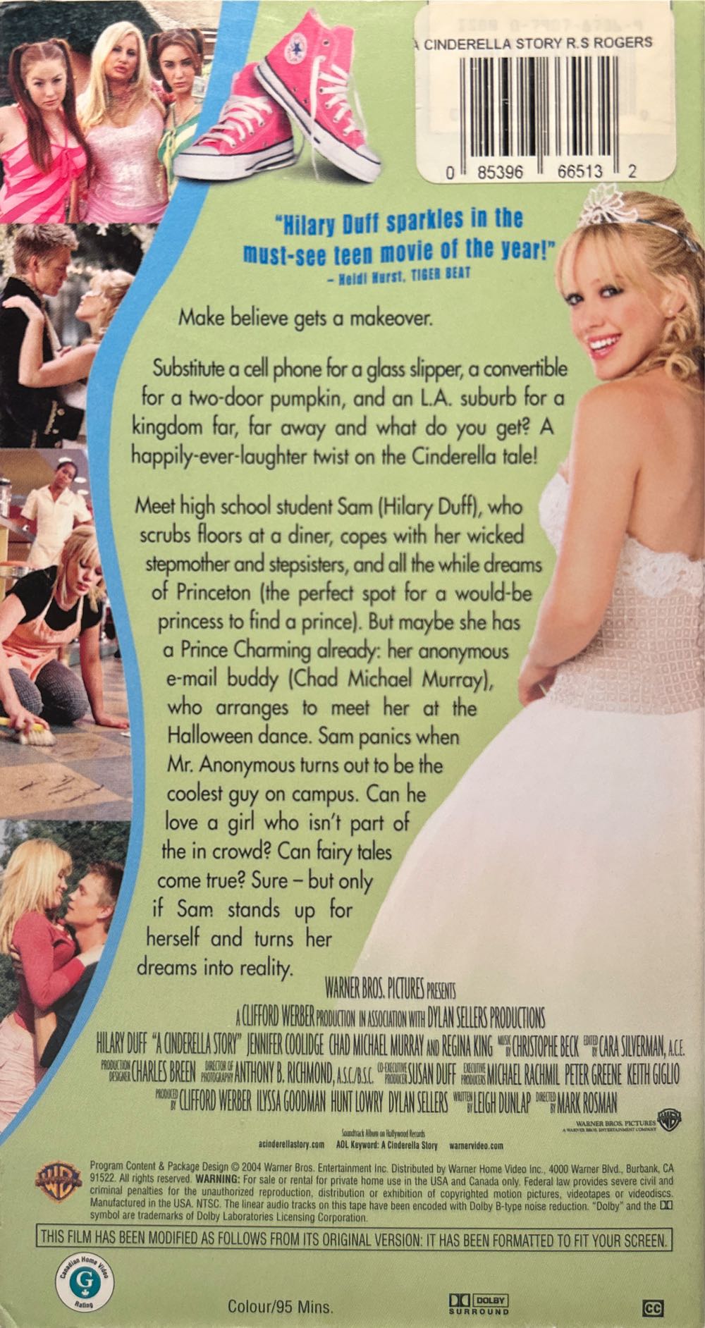 A Cinderella Story VHS movie collectible [Barcode 012569592605] - Main Image 2