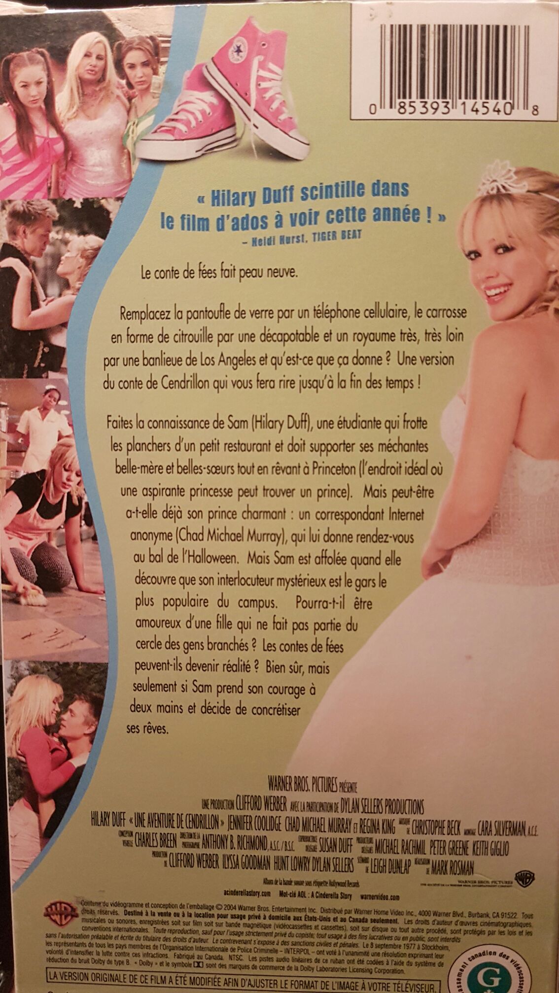 A Cinderella Story VHS movie collectible [Barcode 085393145439] - Main Image 2