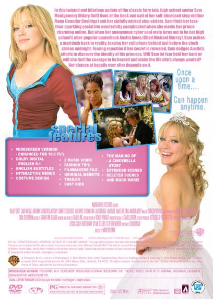 Cinderella Story, A DVD movie collectible [Barcode 9325336023341] - Main Image 2