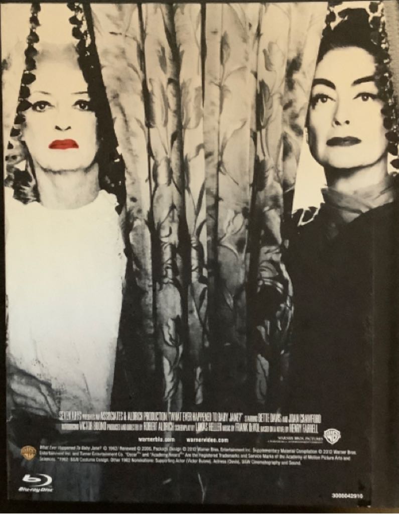 What Ever Happened To Baby Jane? Blu-ray movie collectible [Barcode 883929276059] - Main Image 2